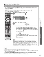 Preview for 93 page of Panasonic TX-L37V20BA Operating Instructions Manual