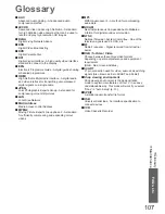 Preview for 107 page of Panasonic TX-L37V20BA Operating Instructions Manual