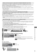 Preview for 93 page of Panasonic TX-L42DT50Y Operating Instruction