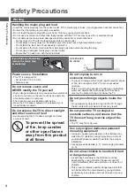 Preview for 4 page of Panasonic TX-L42DT50Y Operating	 Instruction