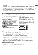 Preview for 5 page of Panasonic TX-L42DT50Y Operating	 Instruction