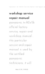 Предварительный просмотр 8 страницы Panasonic Tx L42e5b Service Manual And Repair Manual