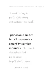 Предварительный просмотр 39 страницы Panasonic Tx L42e5b Service Manual And Repair Manual