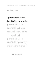 Предварительный просмотр 46 страницы Panasonic Tx L42e5b Service Manual And Repair Manual