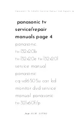 Предварительный просмотр 61 страницы Panasonic Tx L42e5b Service Manual And Repair Manual