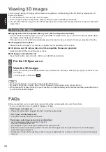 Preview for 16 page of Panasonic TX-L42FT60Y Operating Instructions Manual