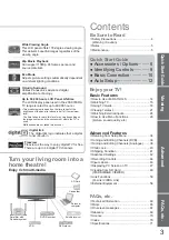 Preview for 3 page of Panasonic TX-L42S10B Operating Instructions Manual