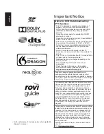 Preview for 2 page of Panasonic TX-L47FT60E Operating Instructions Manual