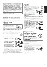 Preview for 3 page of Panasonic TX-L47WT60Y Operating Instructions Manual