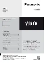 Preview for 1 page of Panasonic TX-L50EM6E Operating Instructions Manual