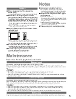 Preview for 5 page of Panasonic TX-LF32S10 Operating Instructions Manual