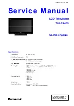 Panasonic TX-LR24C3 Service Manual preview