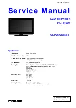 Panasonic TX-LR24E3 Service Manual preview