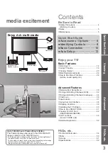 Предварительный просмотр 3 страницы Panasonic TX-P37C10E Operating Instructions Manual