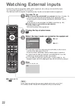 Предварительный просмотр 22 страницы Panasonic TX-P37C10E Operating Instructions Manual