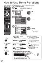 Предварительный просмотр 24 страницы Panasonic TX-P37C10E Operating Instructions Manual