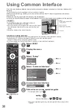 Предварительный просмотр 38 страницы Panasonic TX-P37C10E Operating Instructions Manual