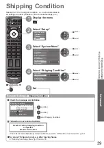 Предварительный просмотр 39 страницы Panasonic TX-P37C10E Operating Instructions Manual