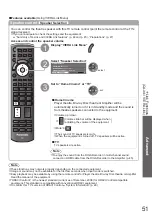 Предварительный просмотр 51 страницы Panasonic TX-P37C10E Operating Instructions Manual