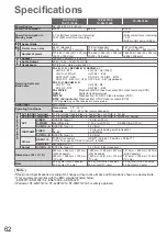 Предварительный просмотр 62 страницы Panasonic TX-P37C10E Operating Instructions Manual