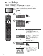 Предварительный просмотр 12 страницы Panasonic TX-P42S10E Operating Instructions Manual