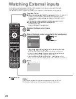 Предварительный просмотр 22 страницы Panasonic TX-P42S10E Operating Instructions Manual