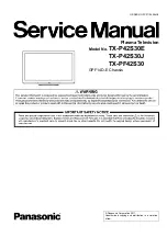 Panasonic TX-P42S30J Service Manual preview