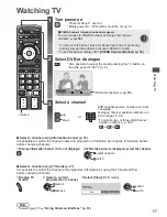 Предварительный просмотр 17 страницы Panasonic TX-P42S31B Operating Instructions Manual