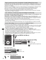 Предварительный просмотр 74 страницы Panasonic TX-P42S31B Operating Instructions Manual