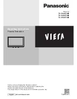 Preview for 1 page of Panasonic TX-P42ST31B Operating Instructions Manual