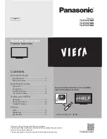 Preview for 1 page of Panasonic TX-P42ST60B Operating Instructions Manual