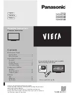 Preview for 1 page of Panasonic TX-P42ST60E Operating Instructions Manual