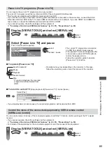 Preview for 85 page of Panasonic TX-P42UT50Y Operating Instructions Manual