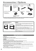 Предварительный просмотр 6 страницы Panasonic TX-P42V10E Operating Instructions Manual