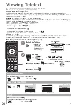 Предварительный просмотр 20 страницы Panasonic TX-P42V10E Operating Instructions Manual