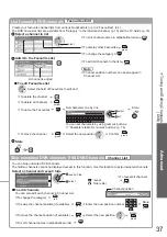 Предварительный просмотр 37 страницы Panasonic TX-P42V10E Operating Instructions Manual