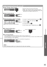 Предварительный просмотр 43 страницы Panasonic TX-P42V10E Operating Instructions Manual