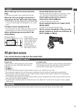 Preview for 5 page of Panasonic TX-P42VT30Y Operating Instructions Manual