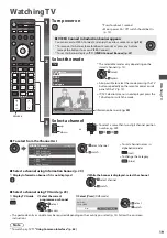 Preview for 19 page of Panasonic TX-P42VT30Y Operating Instructions Manual