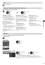 Preview for 21 page of Panasonic TX-P42VT30Y Operating Instructions Manual