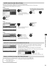 Preview for 55 page of Panasonic TX-P42VT30Y Operating Instructions Manual