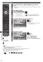 Preview for 76 page of Panasonic TX-P42VT30Y Operating Instructions Manual