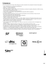 Preview for 121 page of Panasonic TX-P42VT30Y Operating Instructions Manual