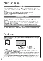 Предварительный просмотр 6 страницы Panasonic TX-P46Z11E Operating Instructions Manual