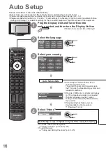 Предварительный просмотр 16 страницы Panasonic TX-P46Z11E Operating Instructions Manual