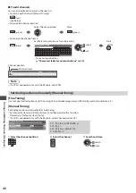 Preview for 40 page of Panasonic TX-P50C3E Operating Instructions Manual