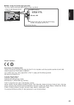 Предварительный просмотр 23 страницы Panasonic TX-P50GT60E Operating Instructions Manual