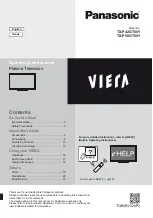 Panasonic TX-P50GT60Y Operating Instructions Manual preview