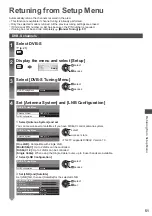 Предварительный просмотр 51 страницы Panasonic TX-P50VT50Y Operating	 Instruction