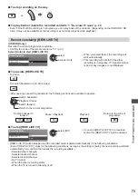 Предварительный просмотр 73 страницы Panasonic TX-P50VT50Y Operating	 Instruction